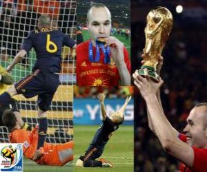 yapboz Andres Iniesta, Futbol Dünya Kupası 2010 Güney Afrika finalinde en iyi oyuncu